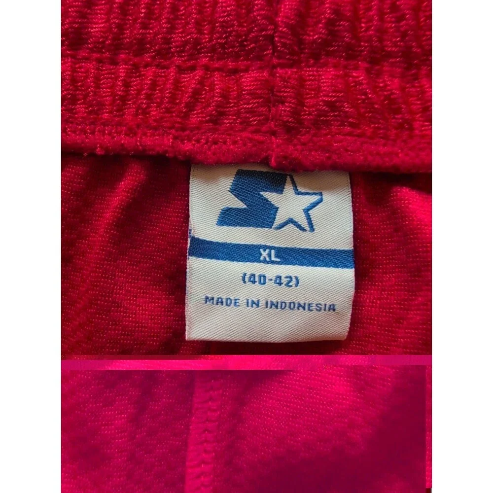 NWT Starter Dri-FIT Dazzle Men's Red Mesh Athletic Shorts Size XL Drawstring